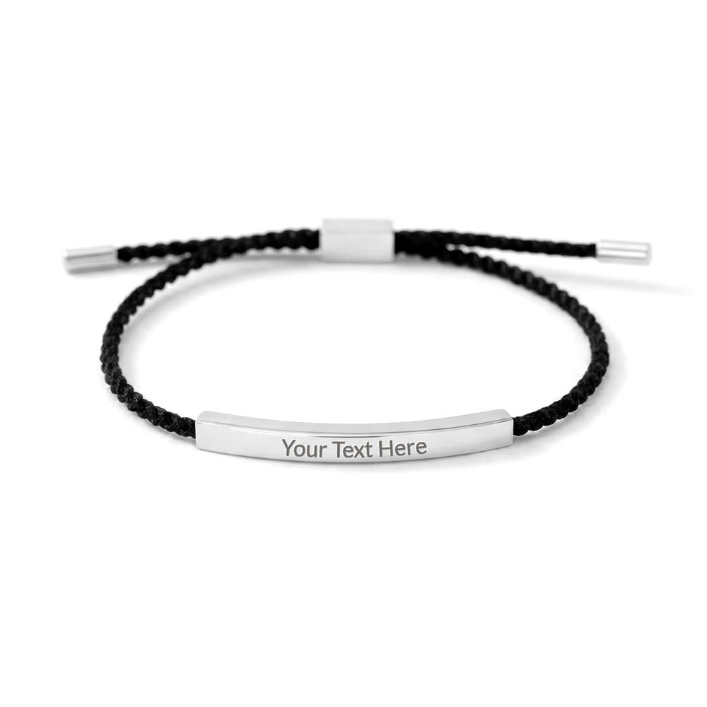 No Storm No Strength - Custom Engraved Bar Necklace