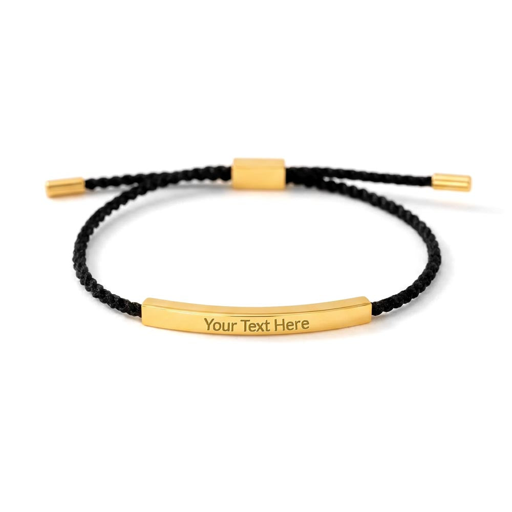 No Storm No Strength - Custom Engraved Bar Necklace
