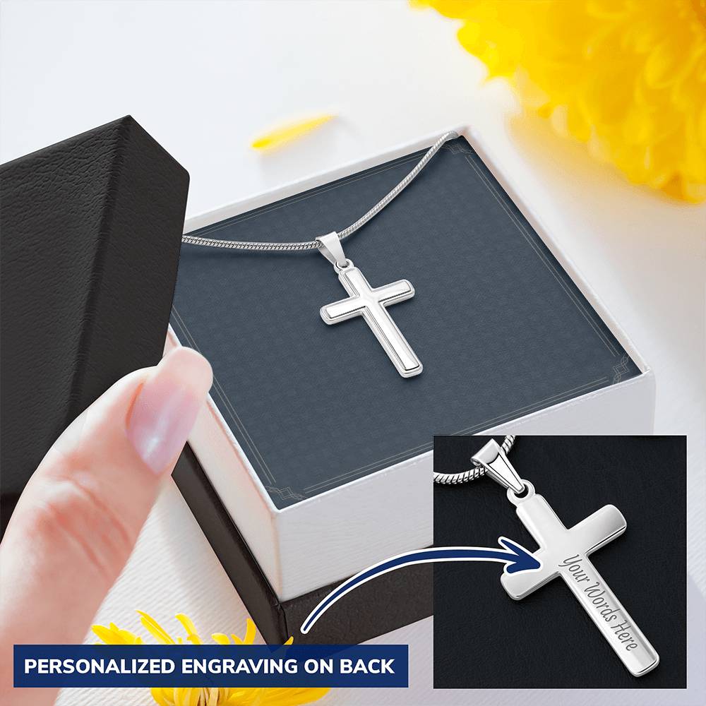 Personalized Cross Necklace 13