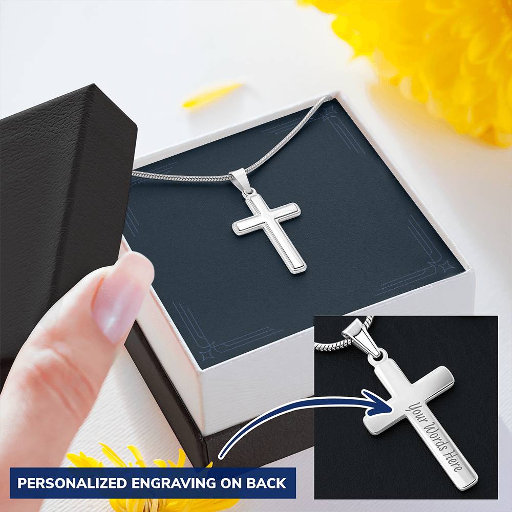 Personalized Cross Necklace 11
