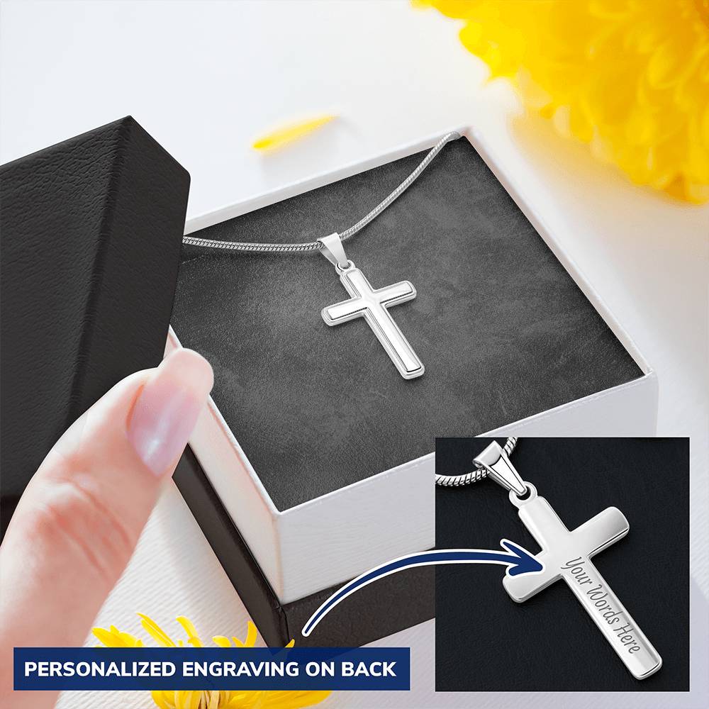 Personalized Cross Necklace 8