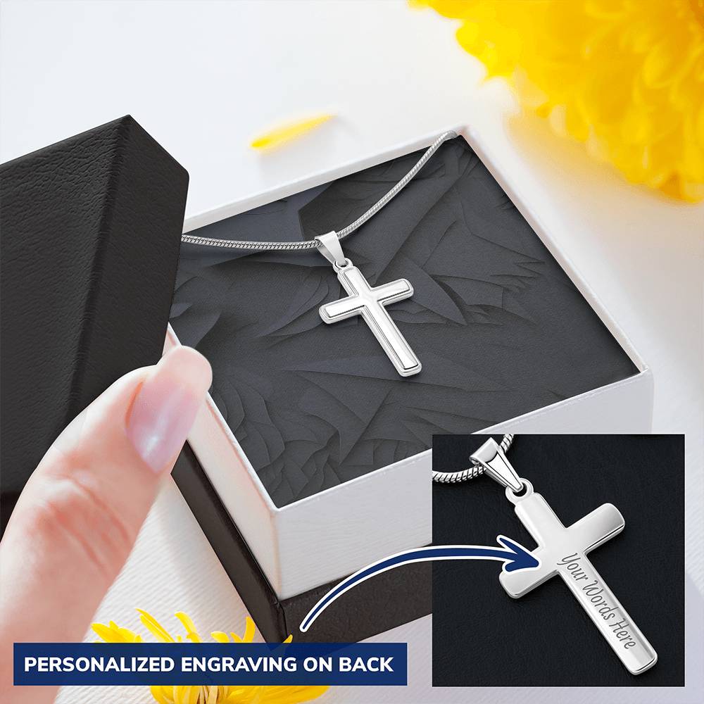 Personalized Cross Necklace 2