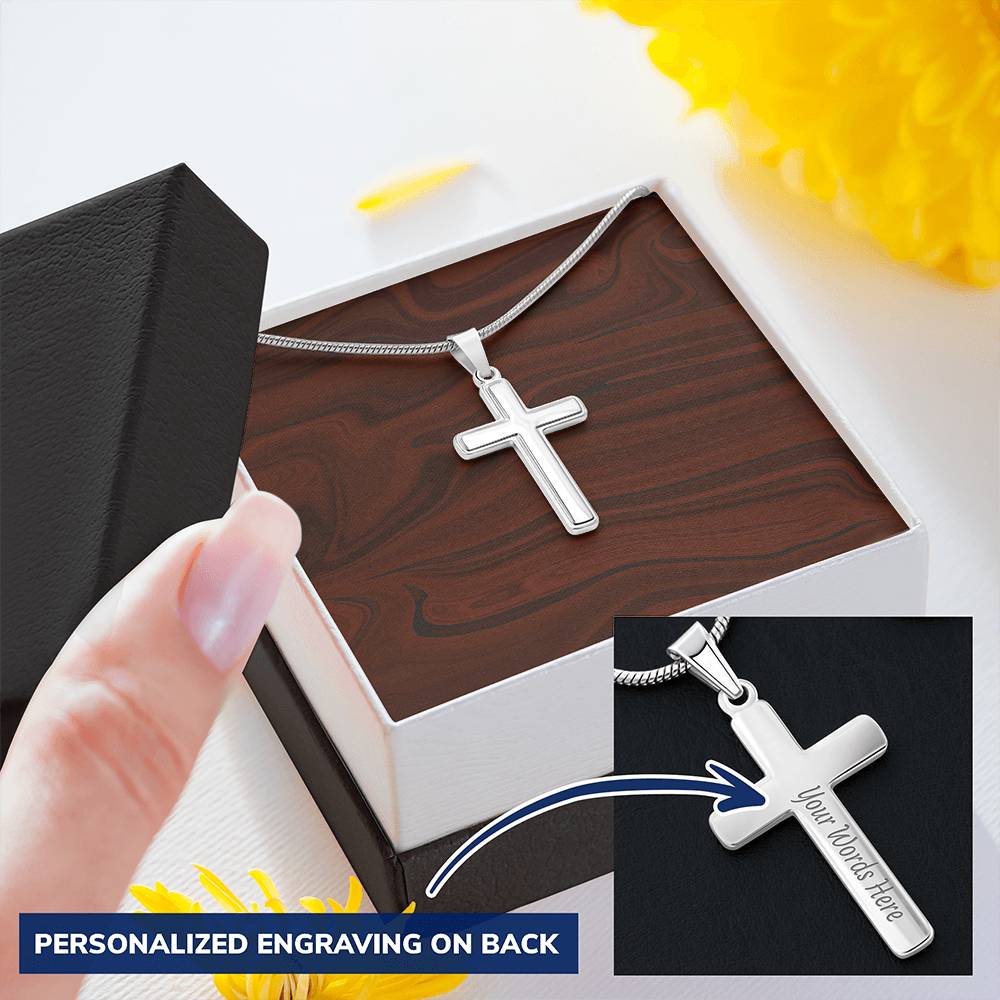 Personalized Cross Necklace 7