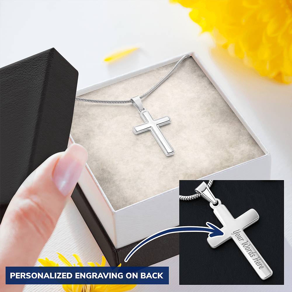 Personalized Cross Necklace 4