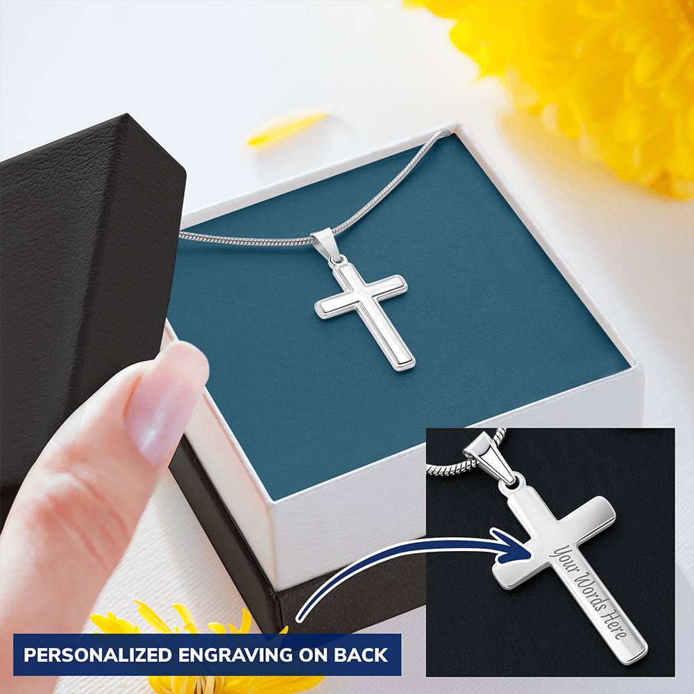 Personalized Cross Necklace 3