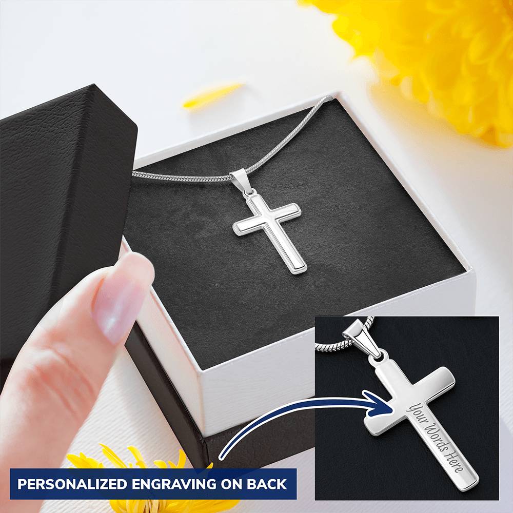Personalized Cross Necklace 9