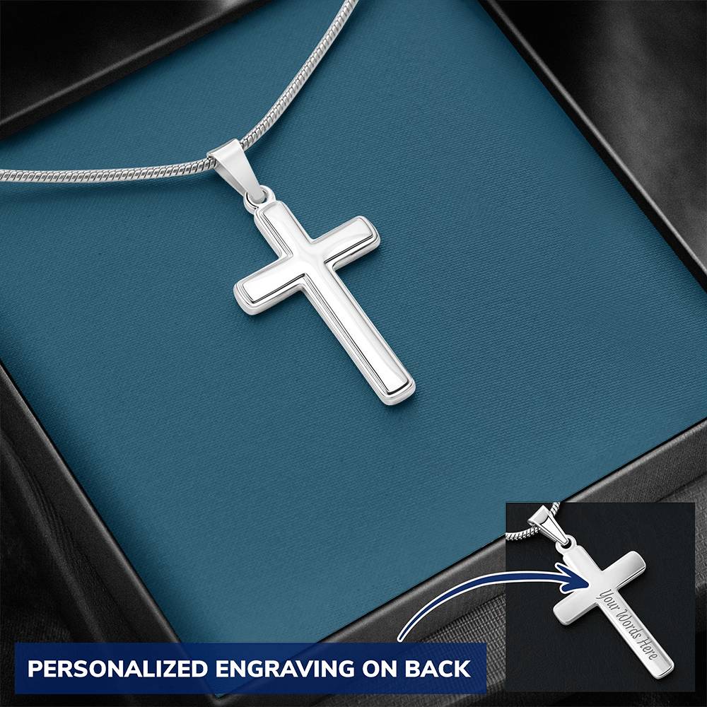 Personalized Cross Necklace 3