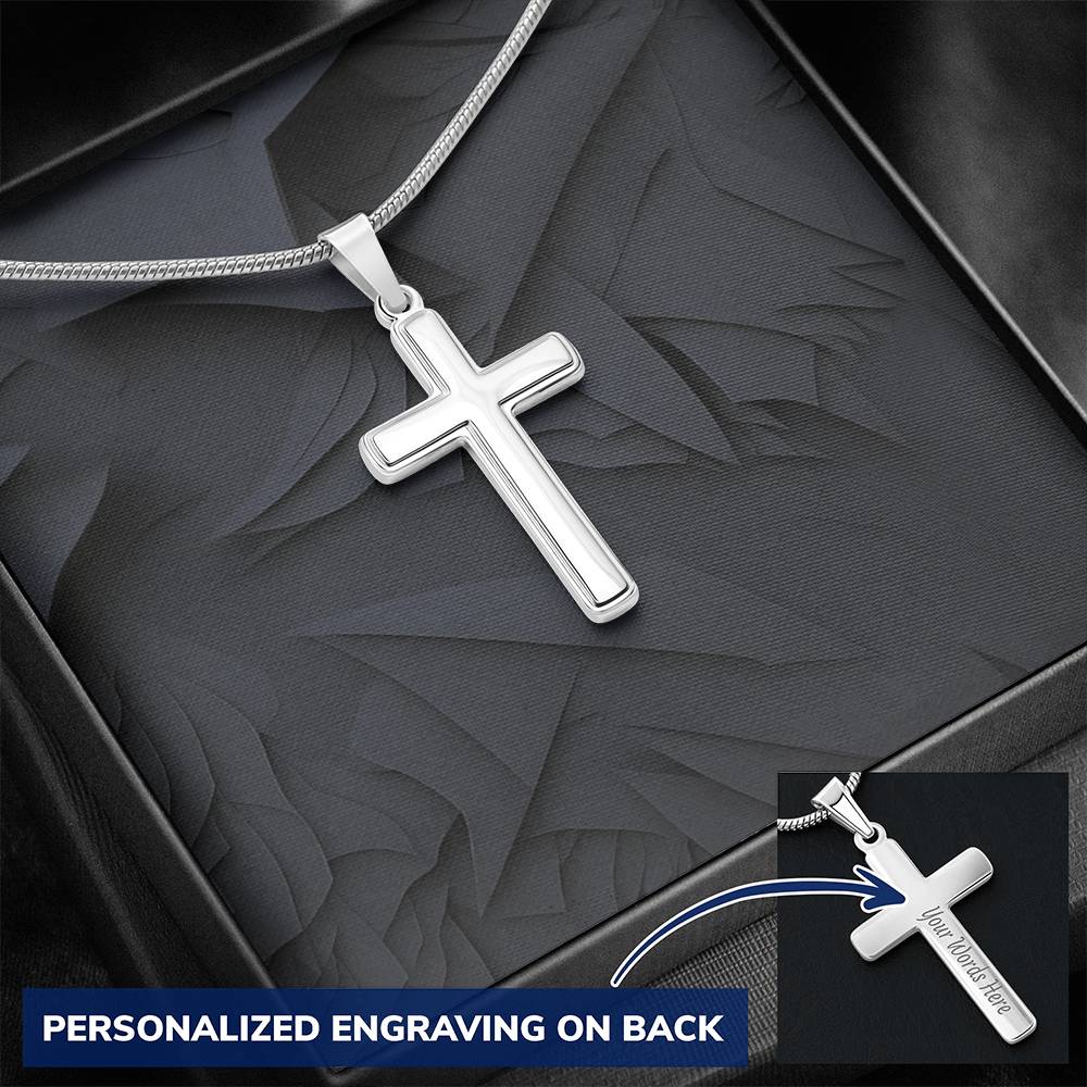 Personalized Cross Necklace 2