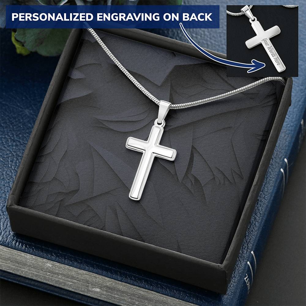Personalized Cross Necklace 2