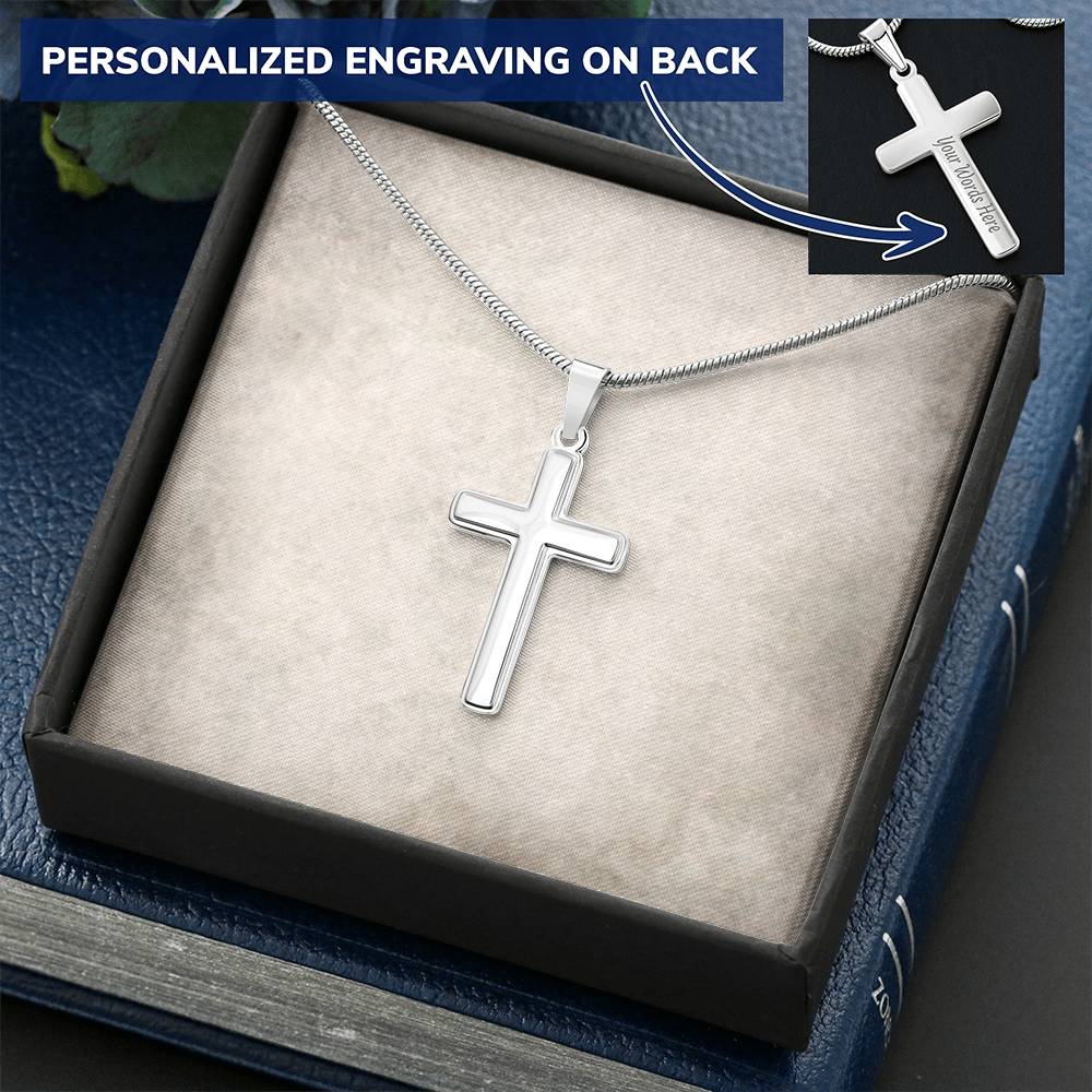 Personalized Cross Necklace 4