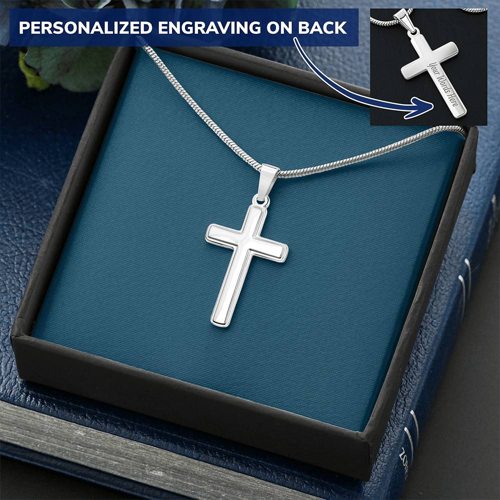 Personalized Cross Necklace 3