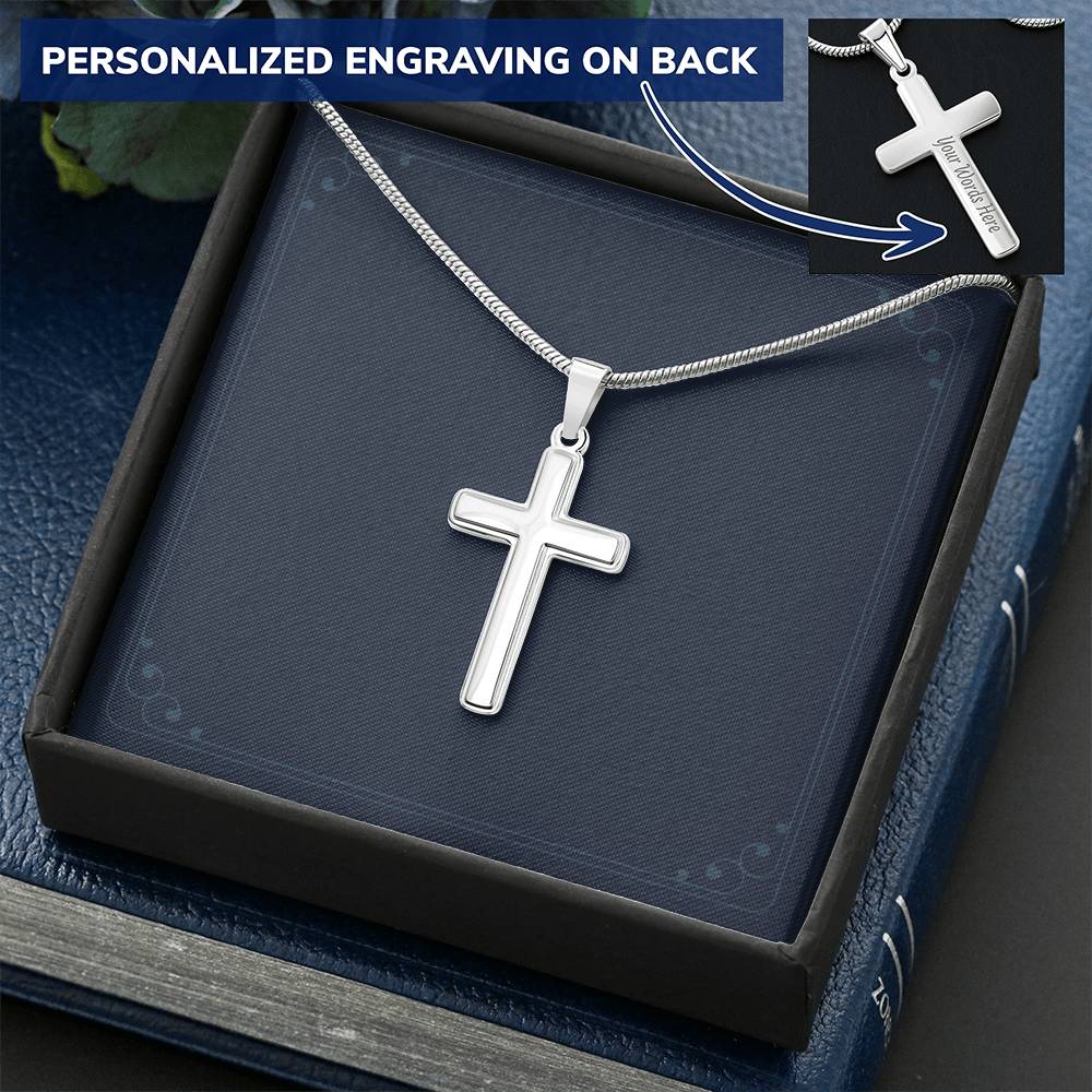 Personalized Cross Necklace 12