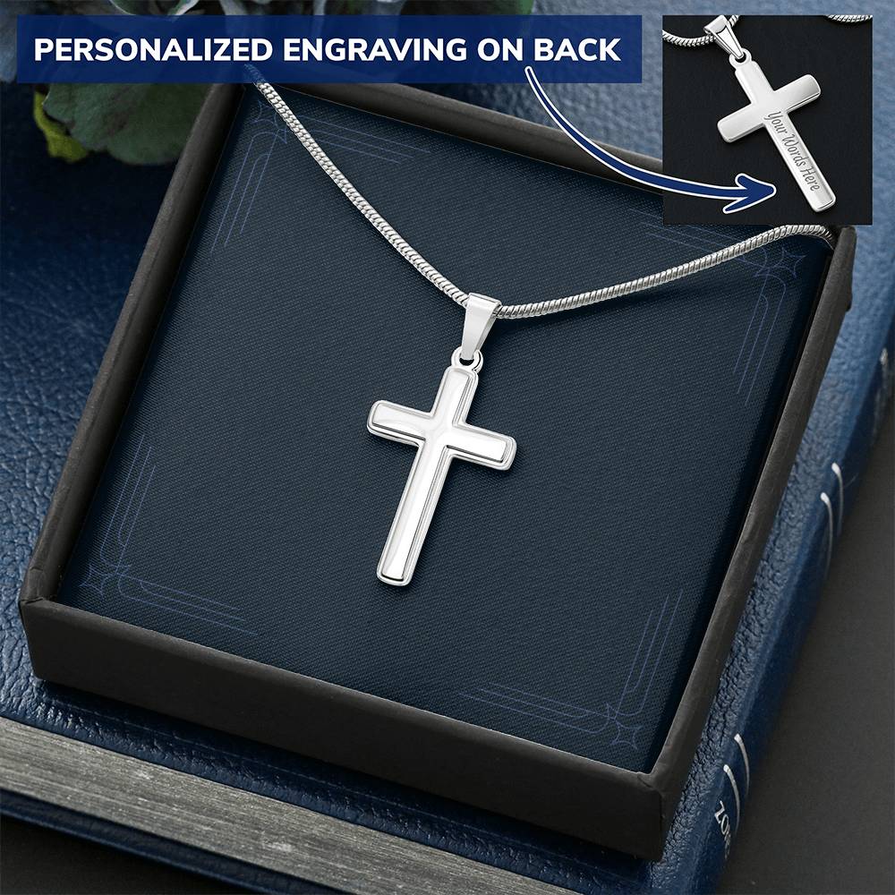 Personalized Cross Necklace 11