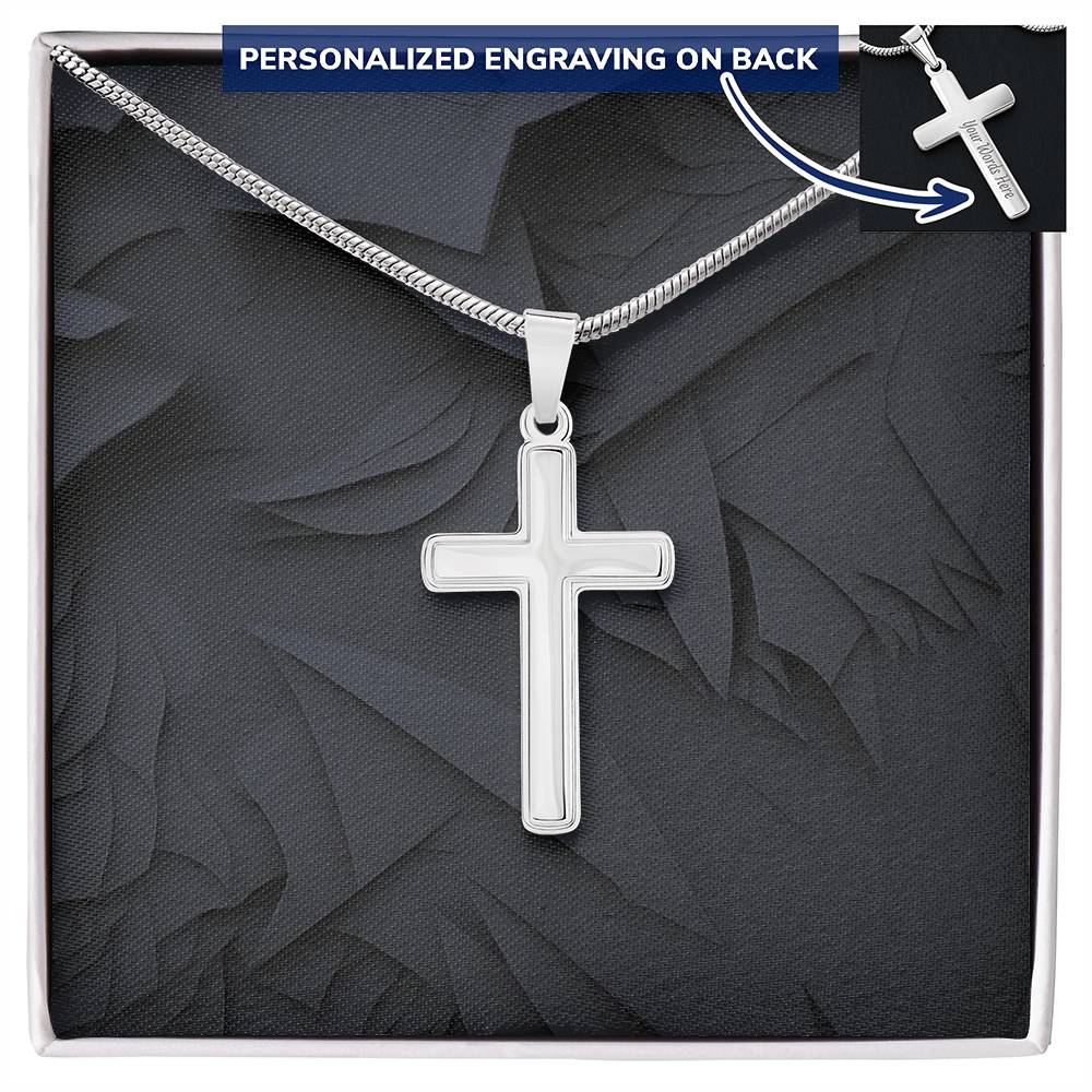 Personalized Cross Necklace 2