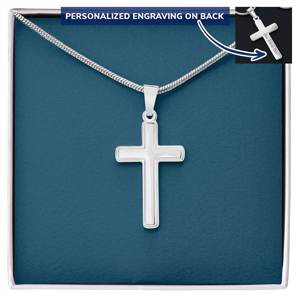 Personalized Cross Necklace 3