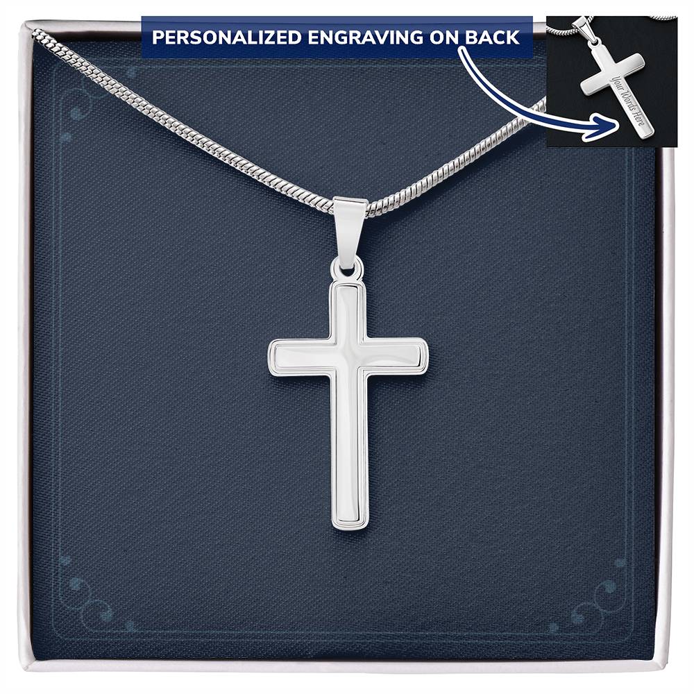 Personalized Cross Necklace 12