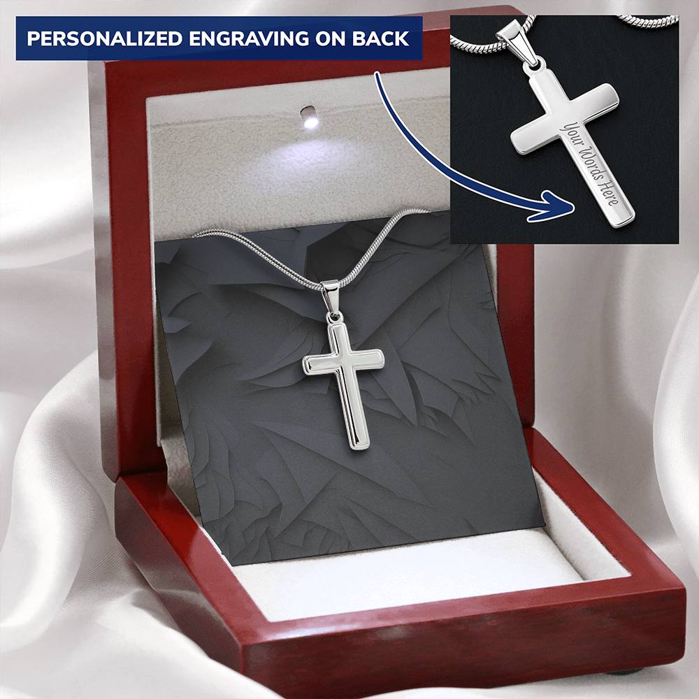 Personalized Cross Necklace 2