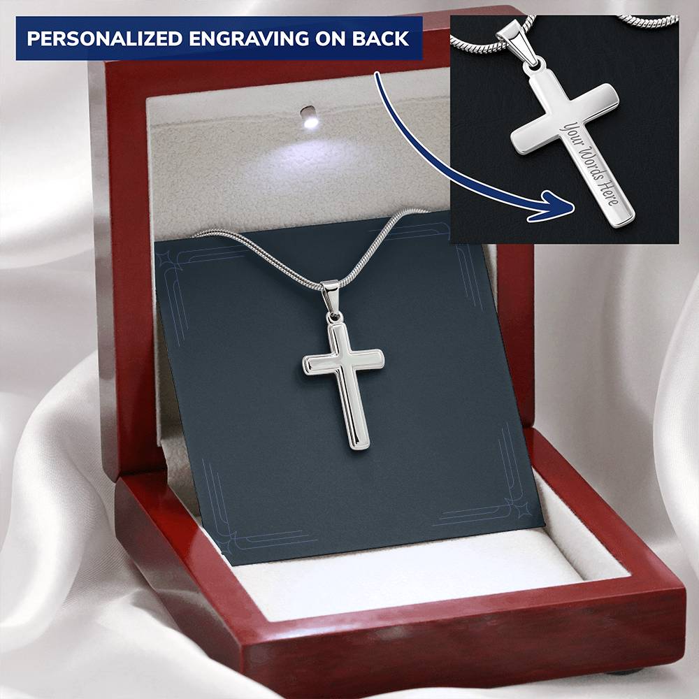 Personalized Cross Necklace 11