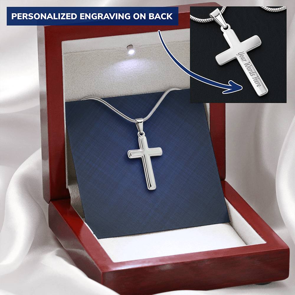 Personalized Cross Necklace 10
