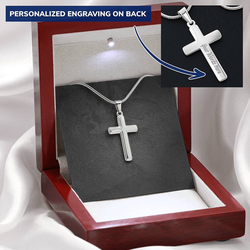 Personalized Cross Necklace 9