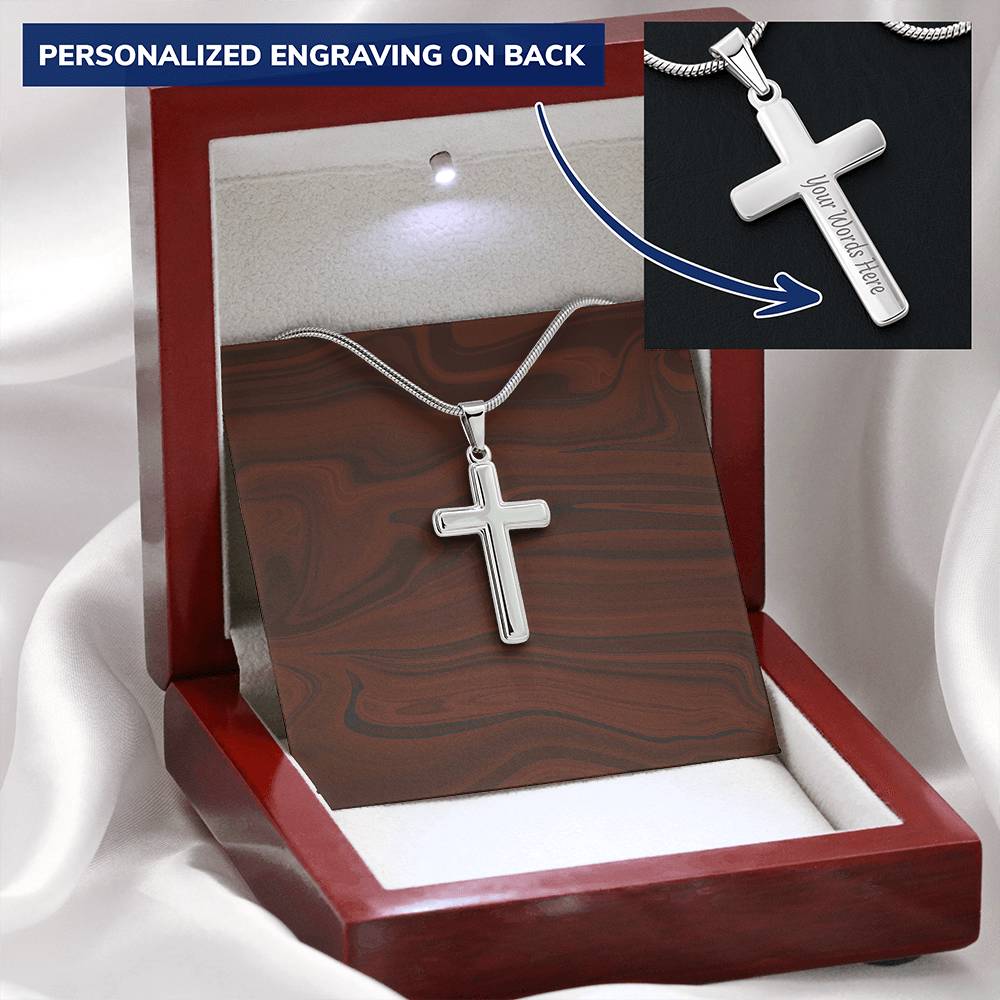 Personalized Cross Necklace 7