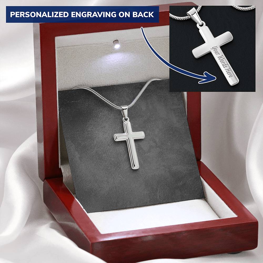 Personalized Cross Necklace 8