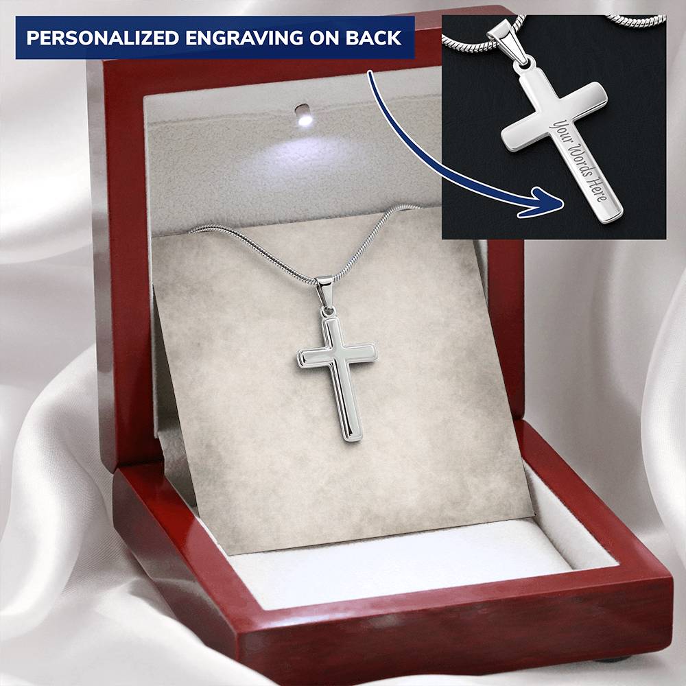Personalized Cross Necklace 4