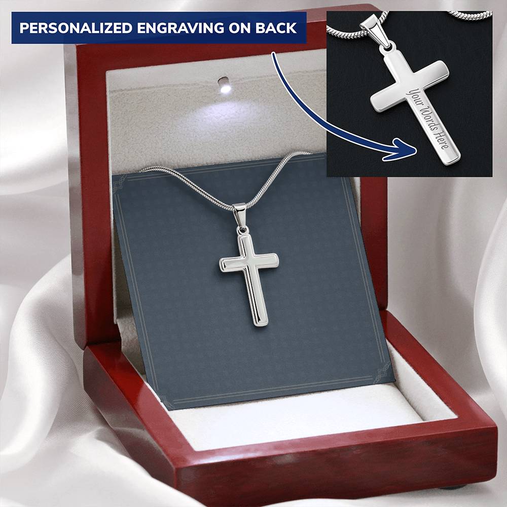 Personalized Cross Necklace 13
