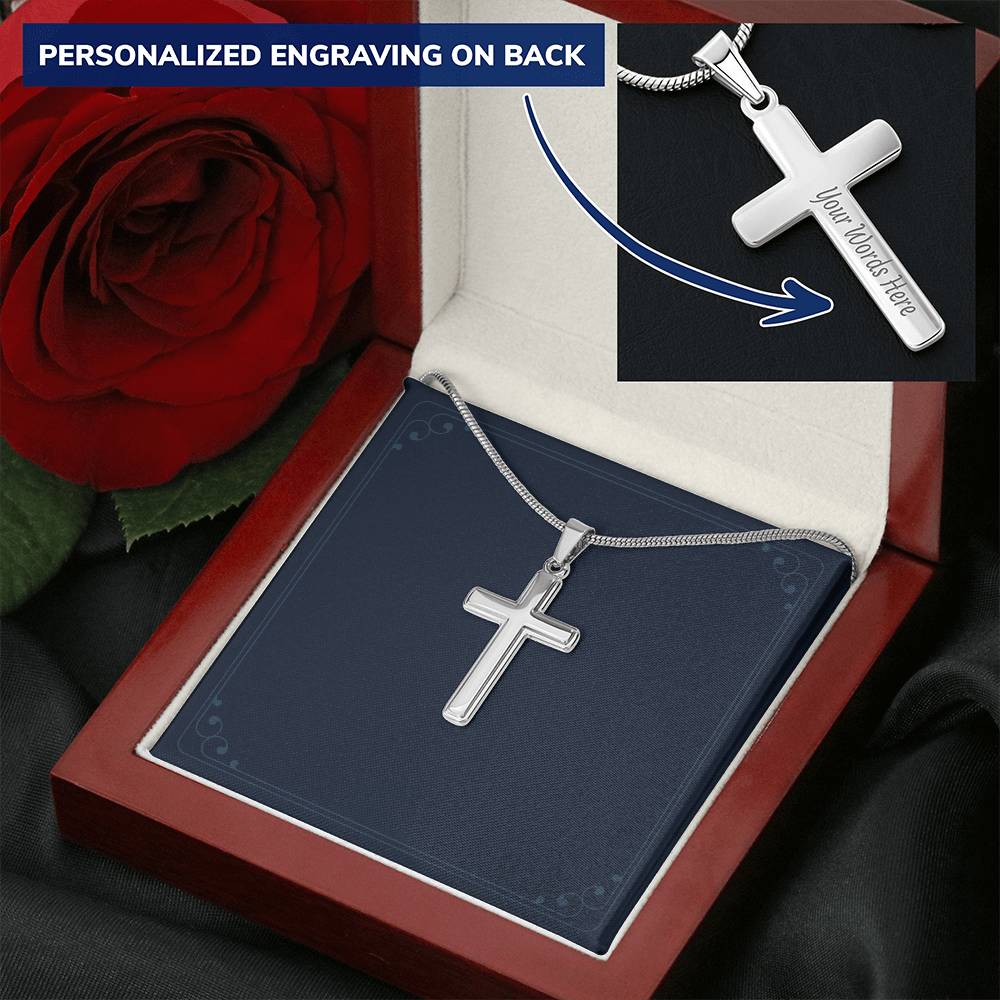Personalized Cross Necklace 12