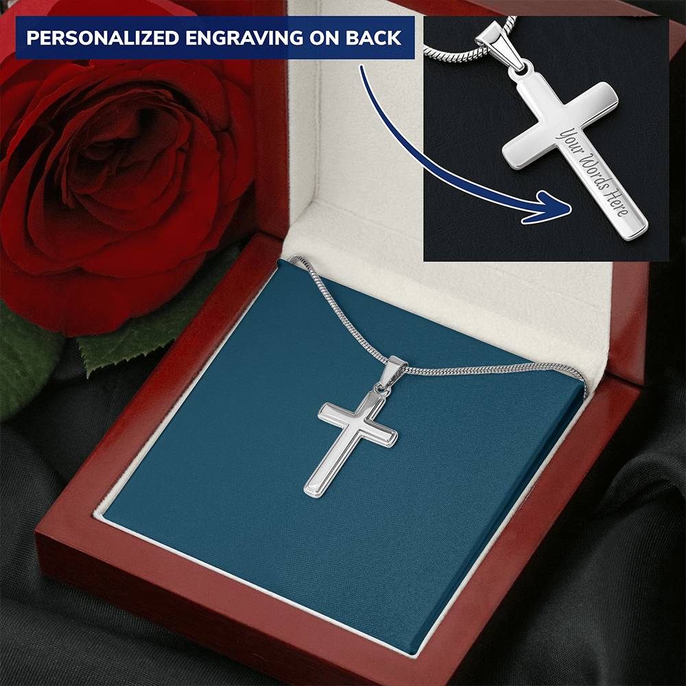 Personalized Cross Necklace 3