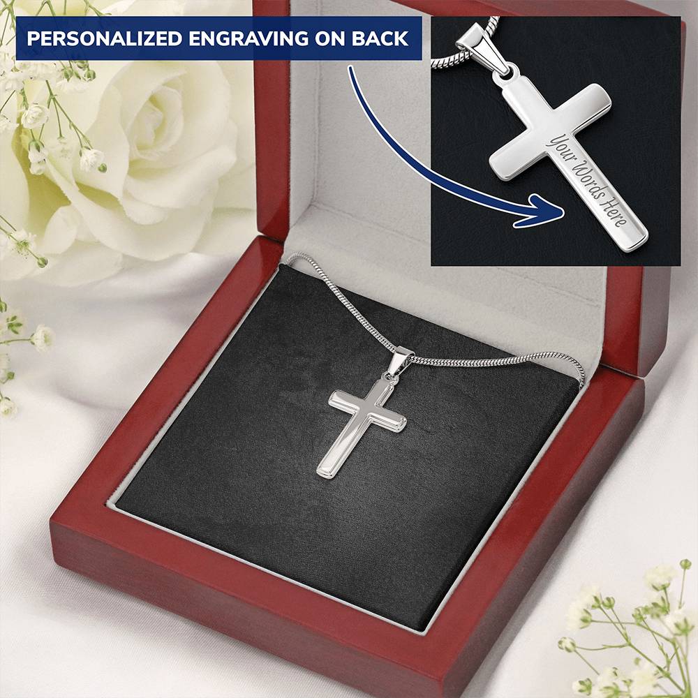 Personalized Cross Necklace 9