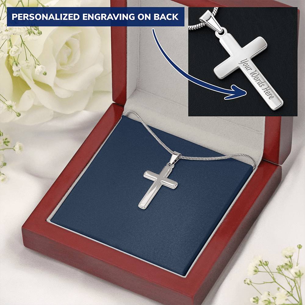 Personalized Cross Necklace 1