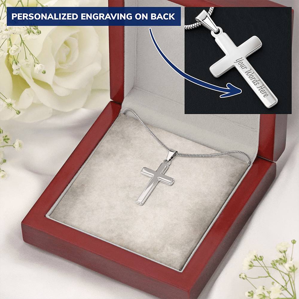Personalized Cross Necklace 4