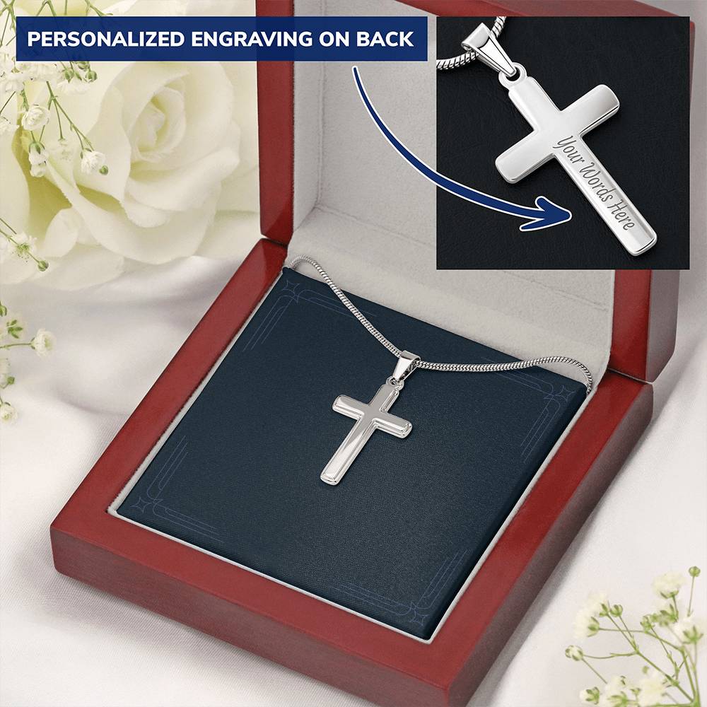 Personalized Cross Necklace 11