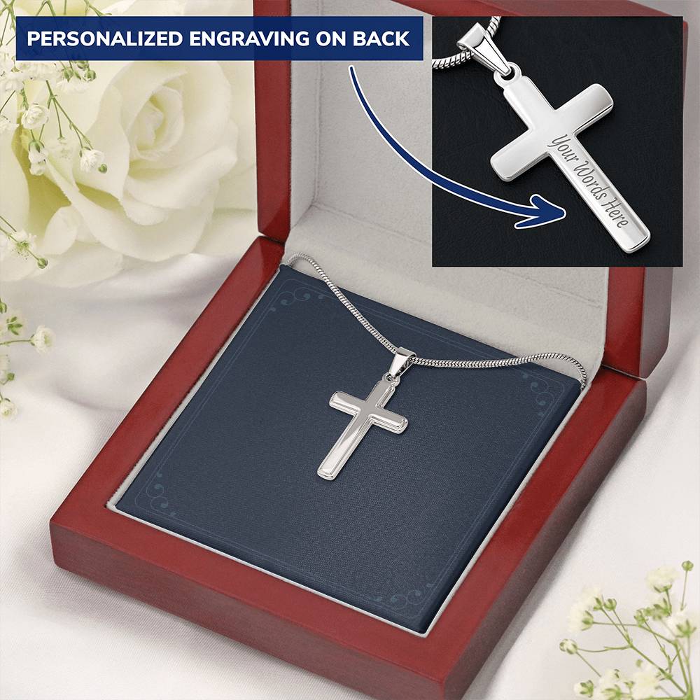 Personalized Cross Necklace 12