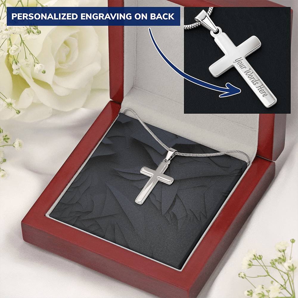 Personalized Cross Necklace 2