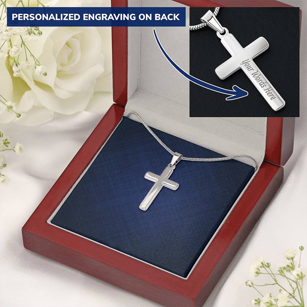 Personalized Cross Necklace 10