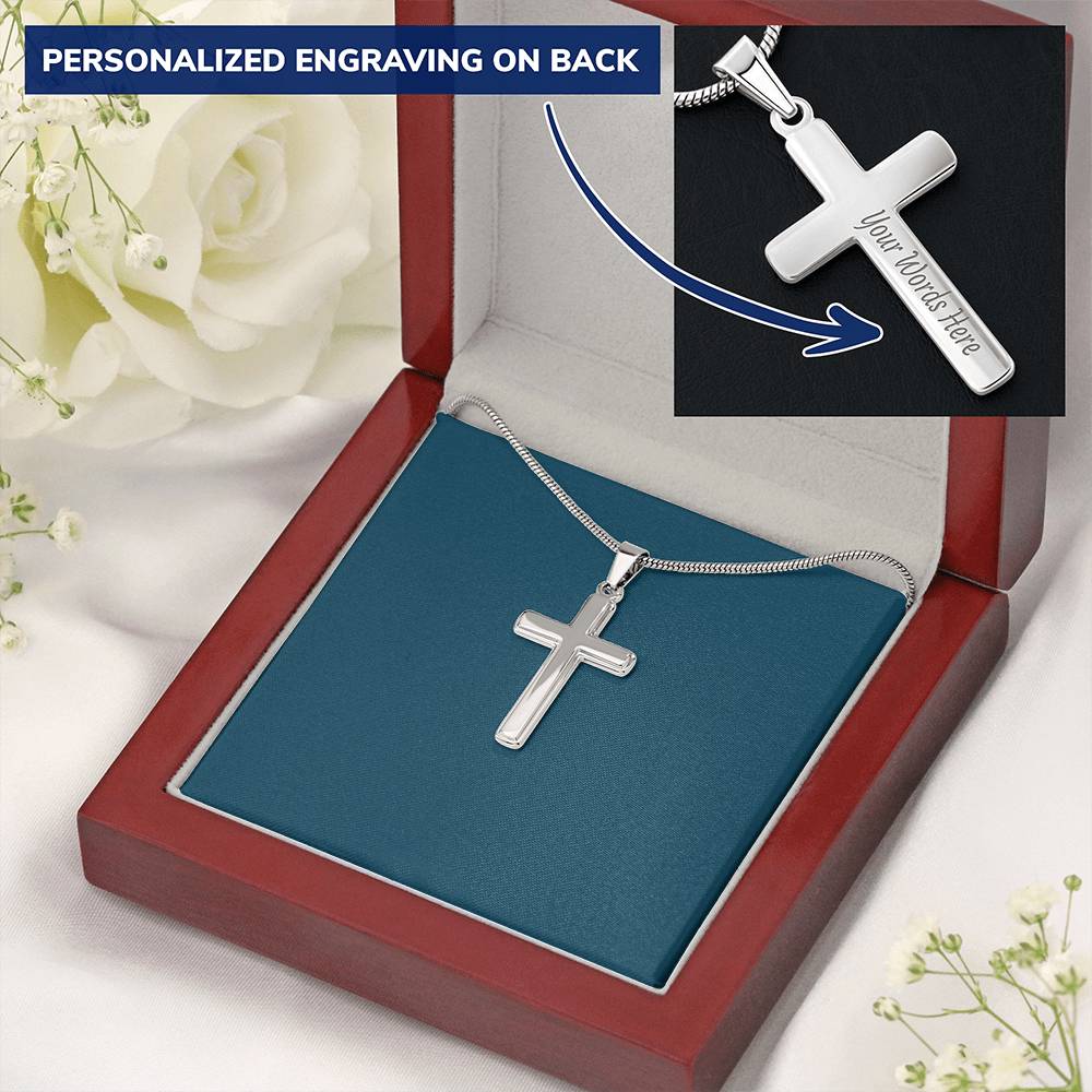 Personalized Cross Necklace 3