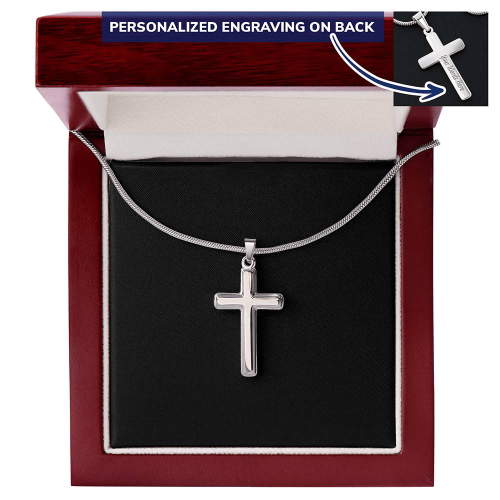 Personalized Cross Necklace 5