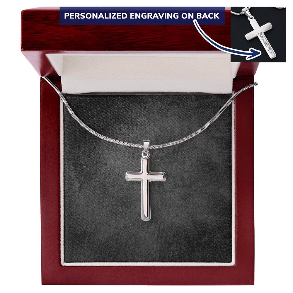 Personalized Cross Necklace 8