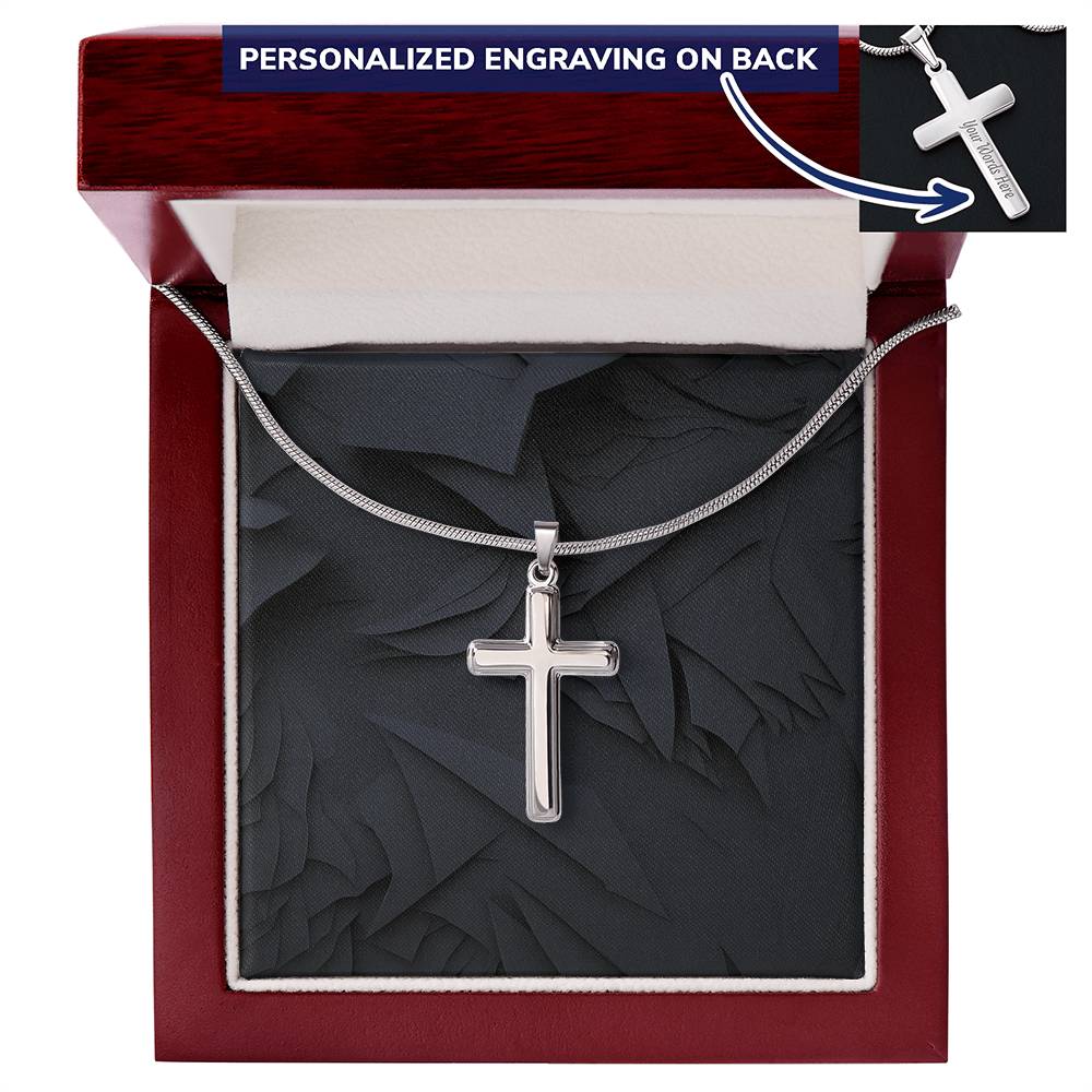 Personalized Cross Necklace 2