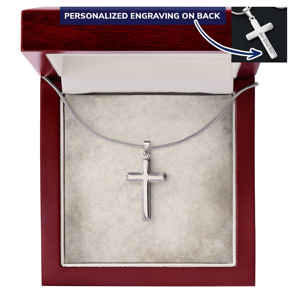Personalized Cross Necklace 4