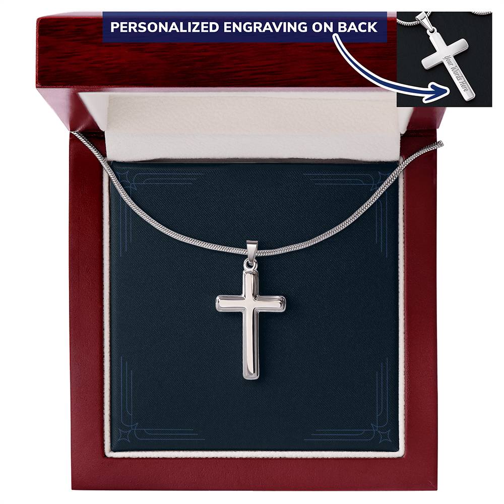 Personalized Cross Necklace 11