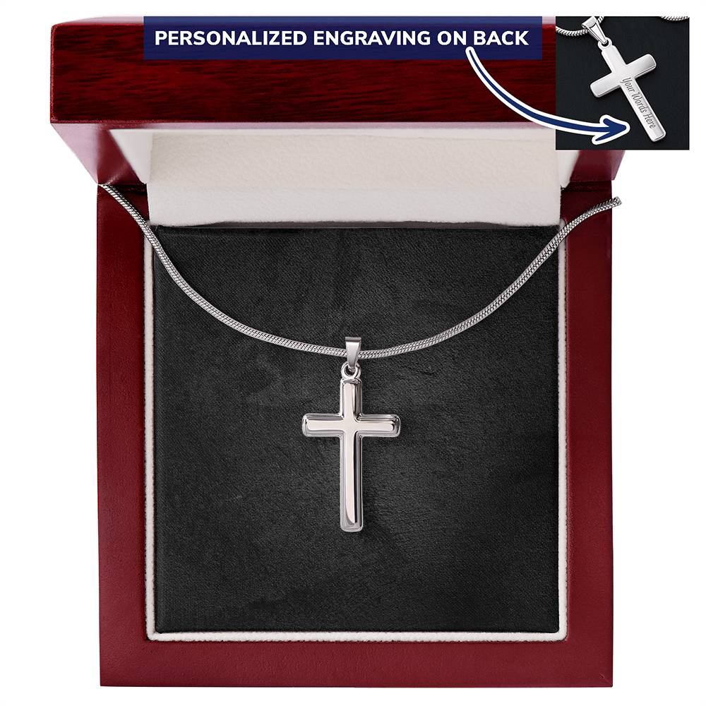 Personalized Cross Necklace 9