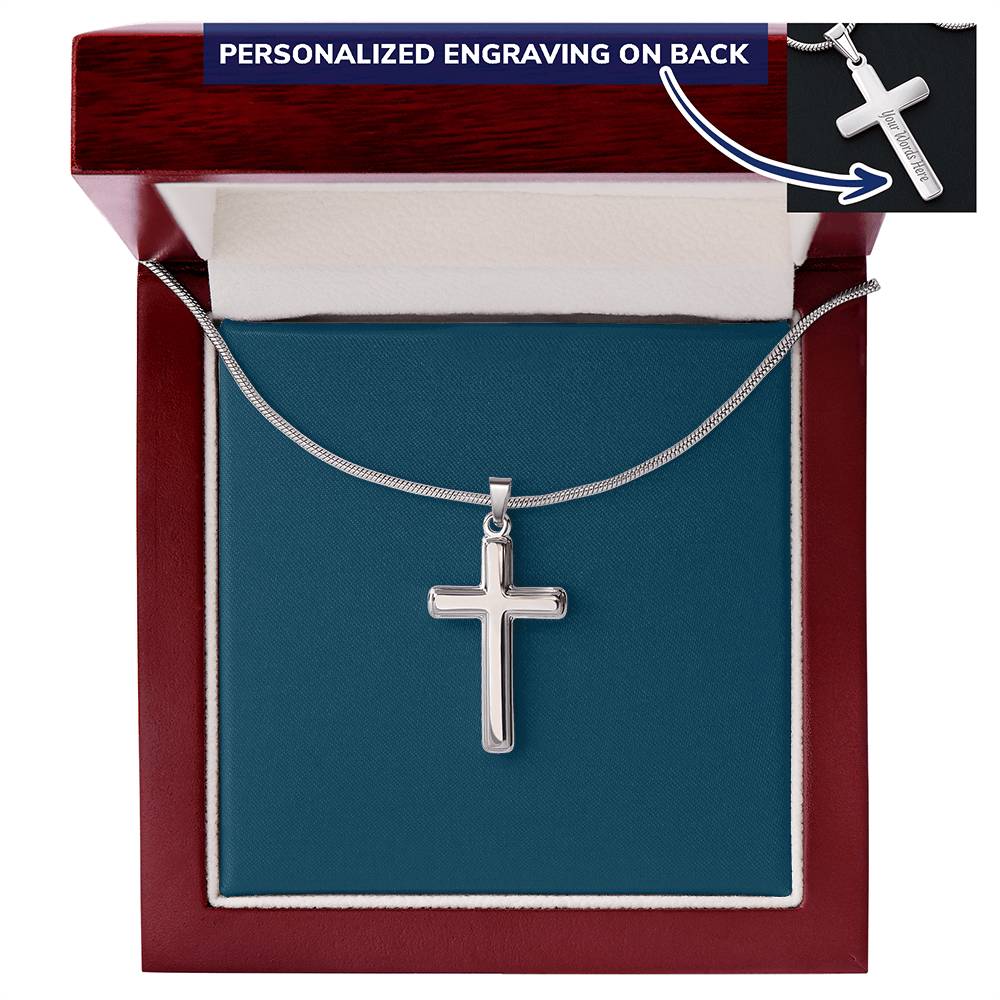 Personalized Cross Necklace 3