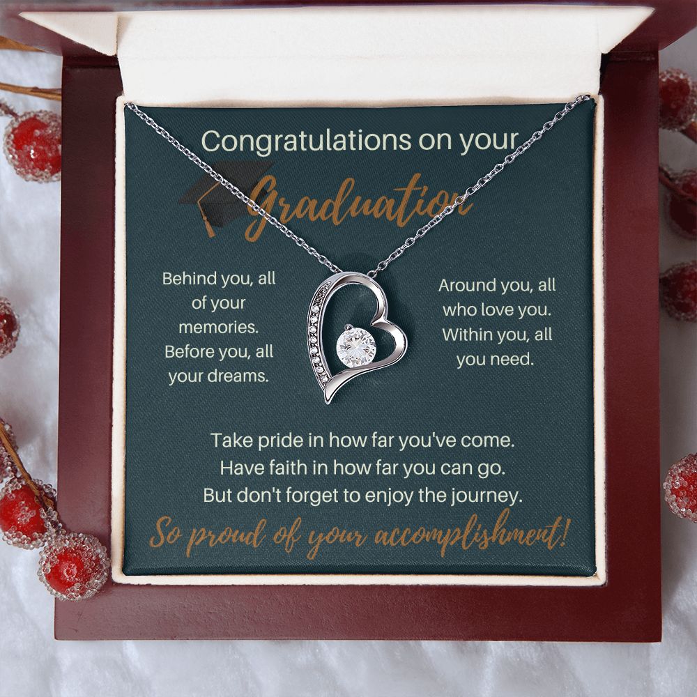 Take Pride In How Far You've Come - Forever Love Necklace