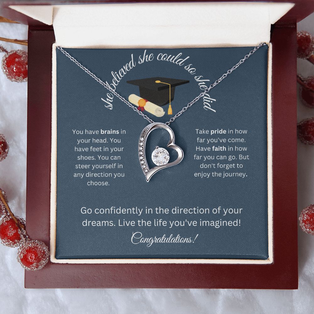 Live The Life You've Imagined - Forever Love Necklace