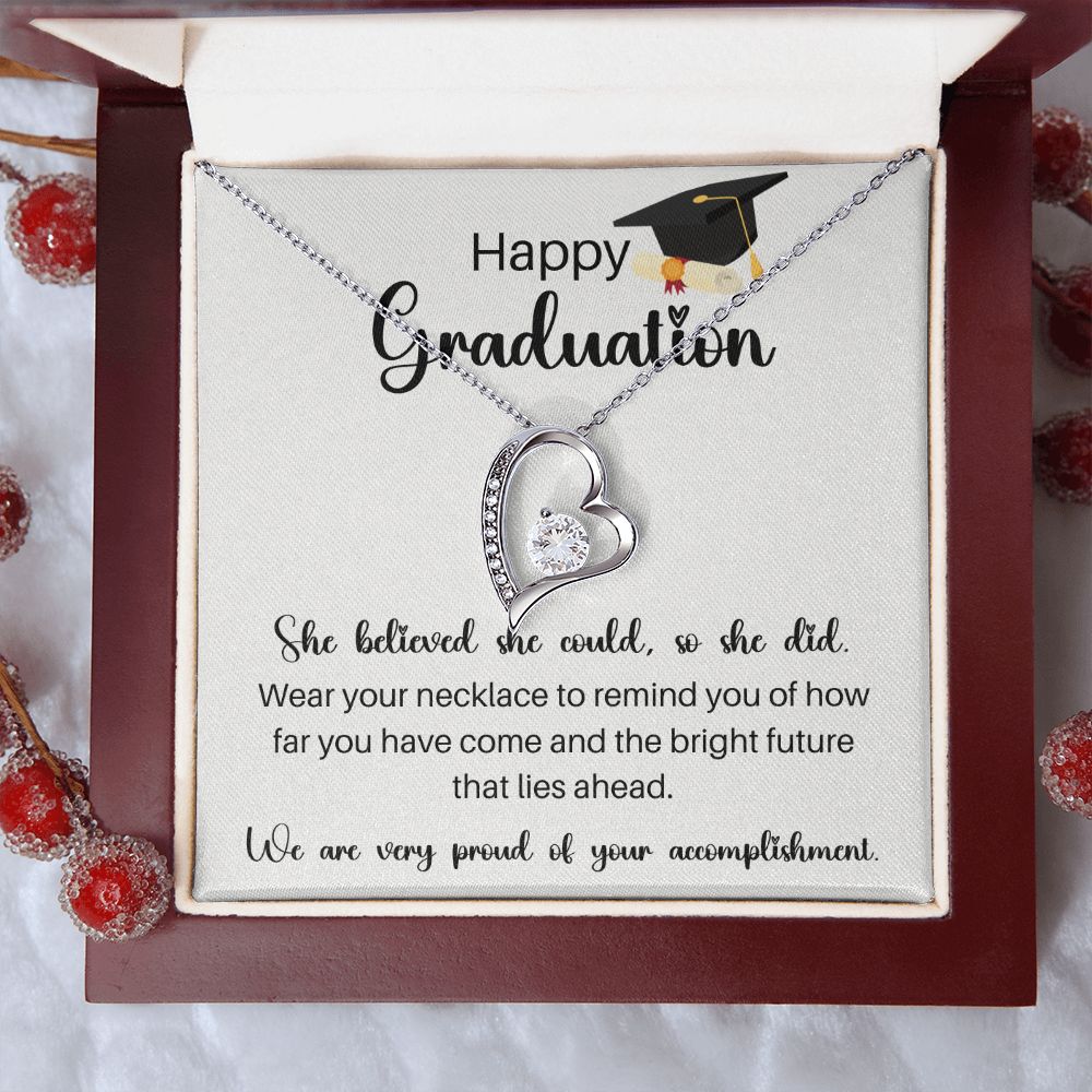 We Are Very Proud Of You - Forever Love Necklace