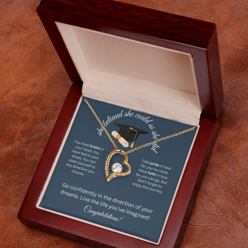 Live The Life You've Imagined - Forever Love Necklace