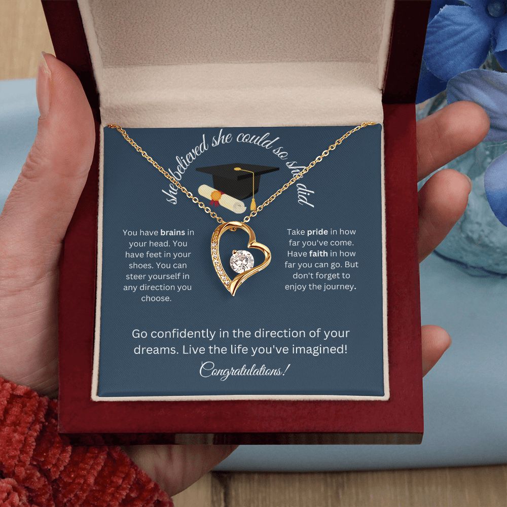 Live The Life You've Imagined - Forever Love Necklace